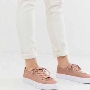 ASOS Dusty Lace Up Sneakers